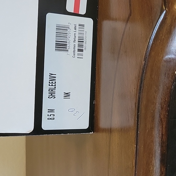 Alfani Ink Color Suede Ankle booties sz 8.5 with buckle and inside zippers - Picture 5 of 5